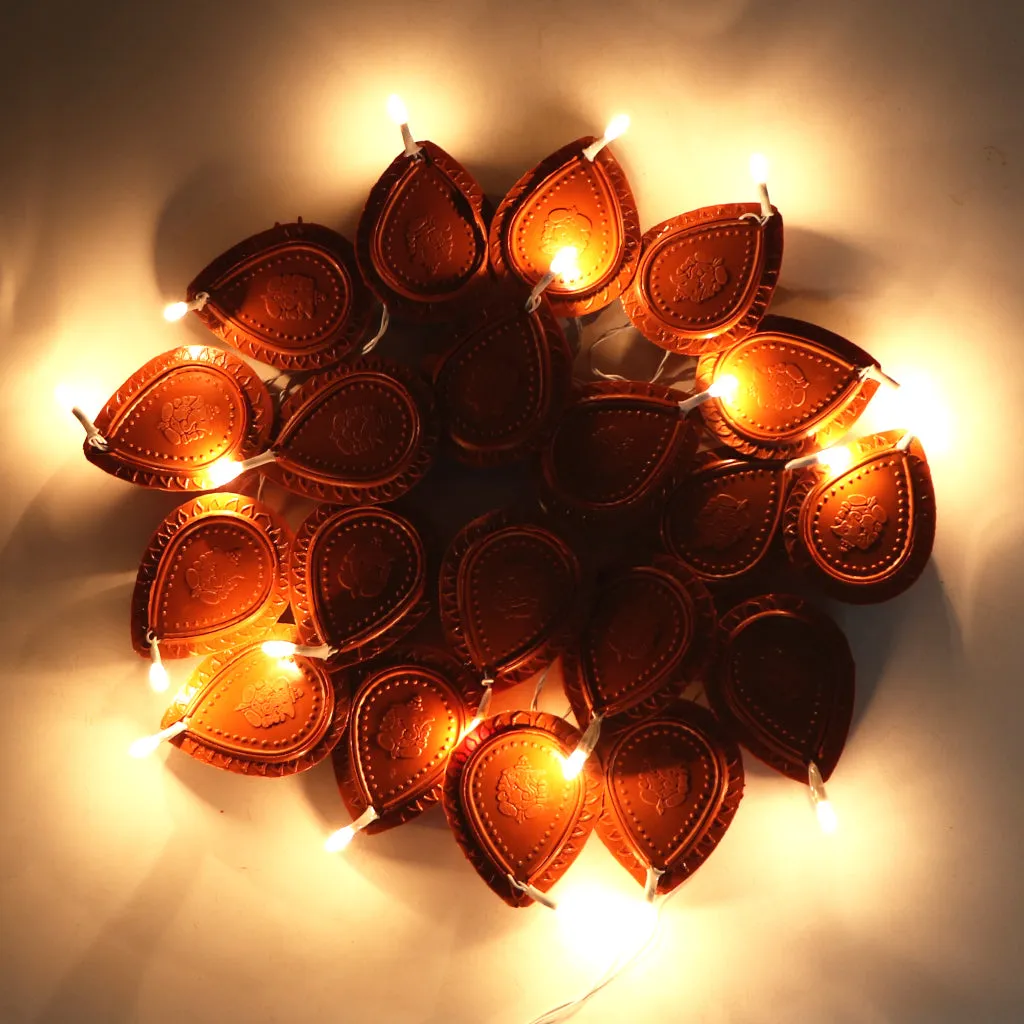 20pcs LED Diya String Light