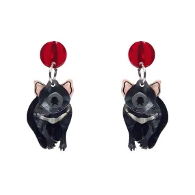 A Devilish Christmas Earrings