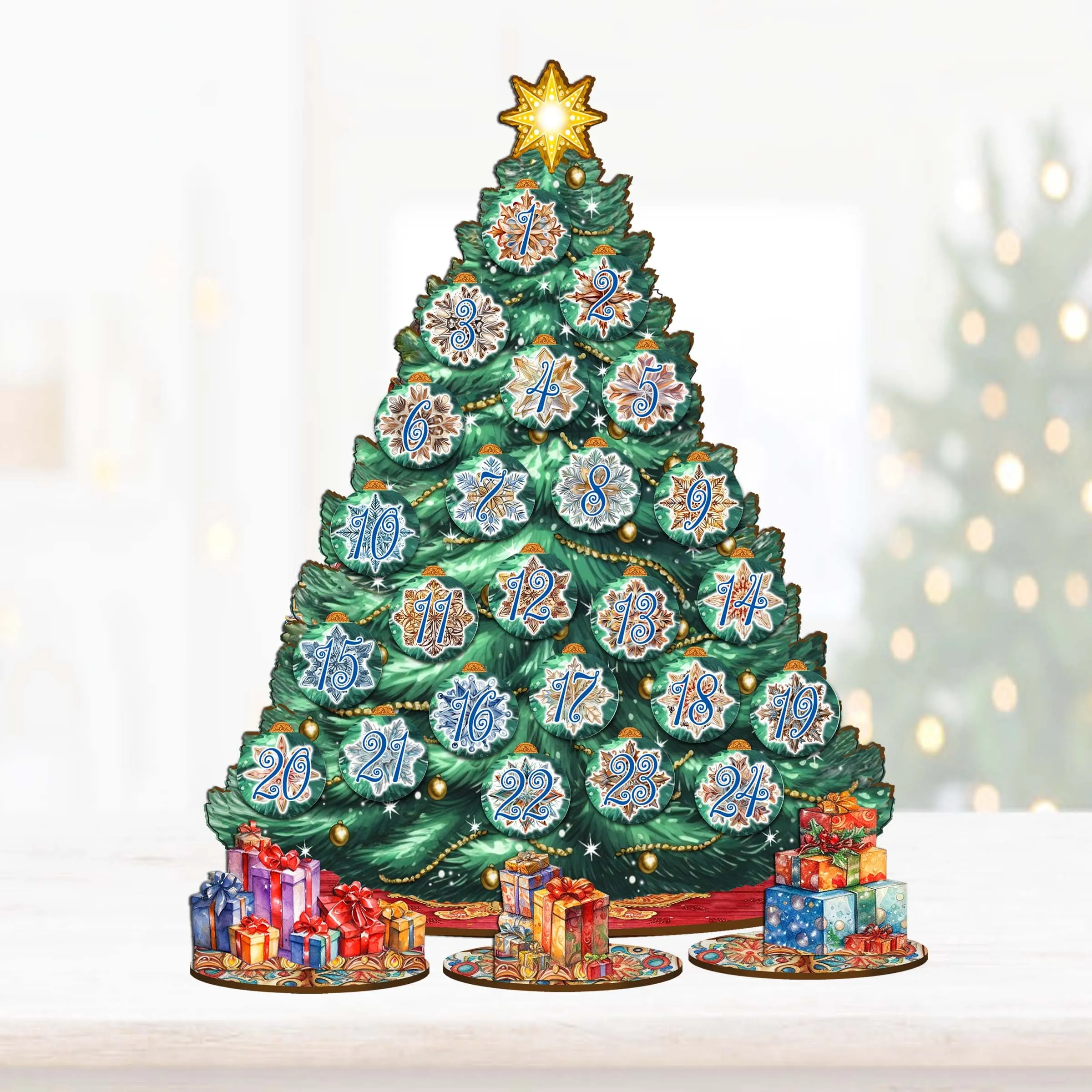 Advent Calendar Christmas Tree Set by G.DeBrekht | Christmas Décor - 8091504