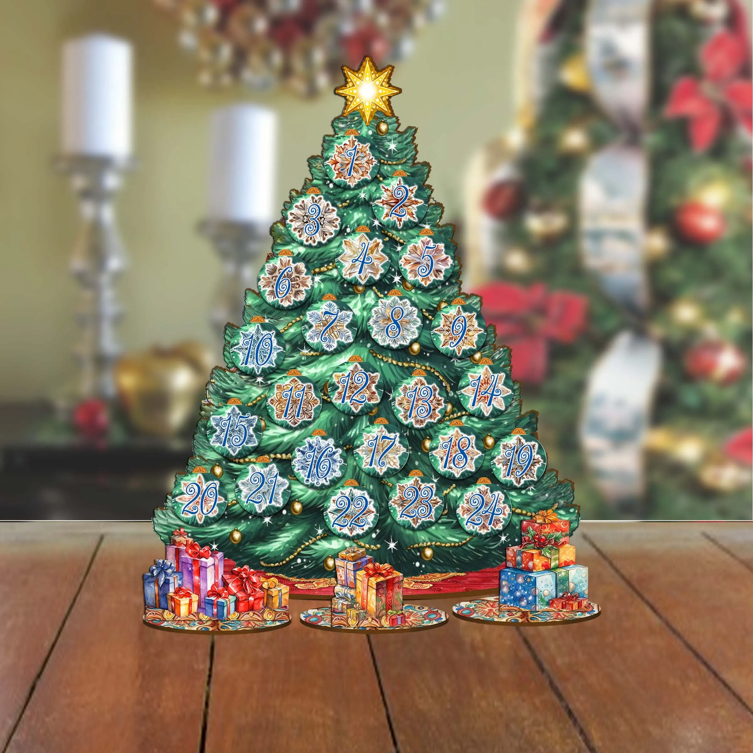 Advent Calendar Christmas Tree Set by G.DeBrekht | Christmas Décor - 8091504