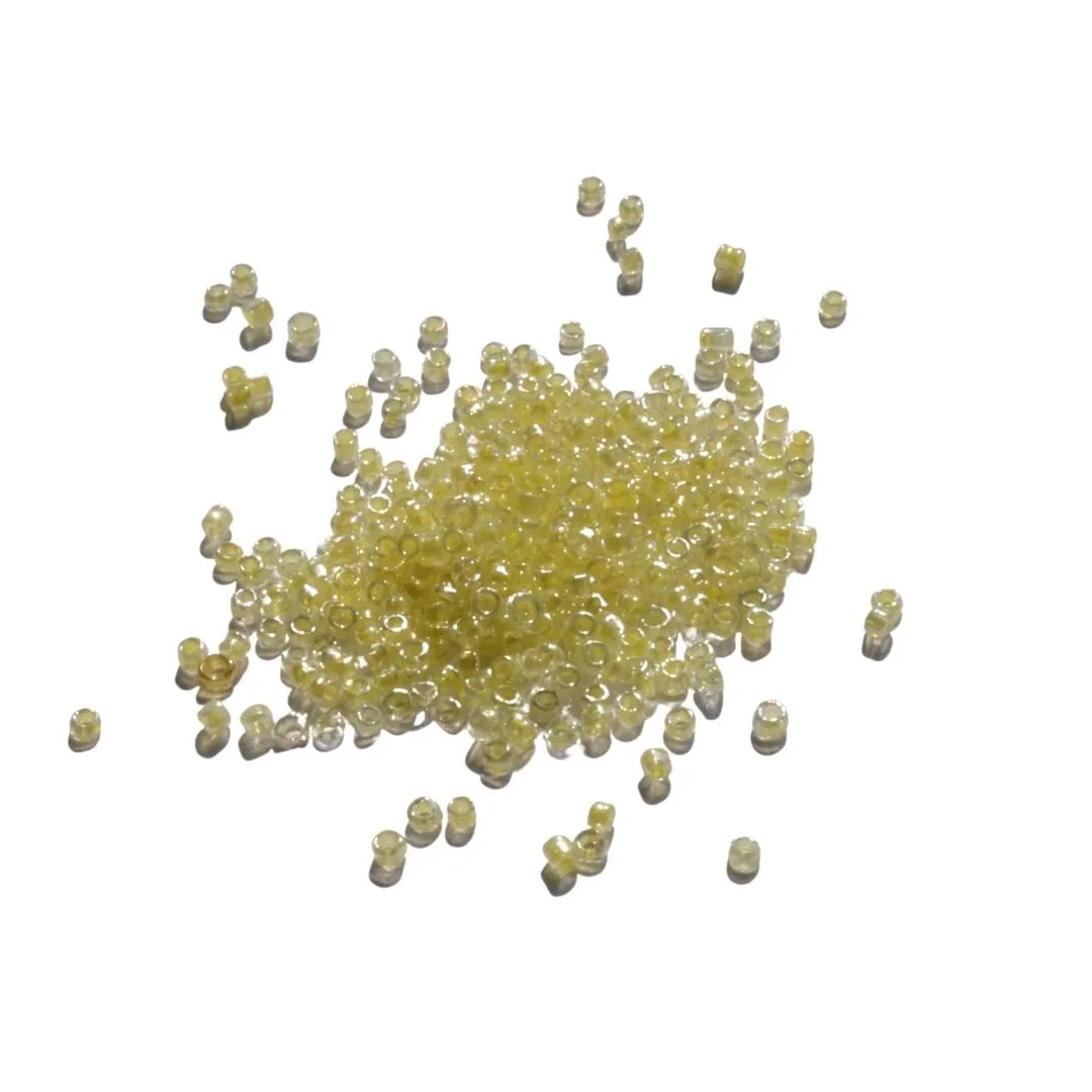 Baby Yellow Round Rocaille Glass Seed Beads (Wholesale)