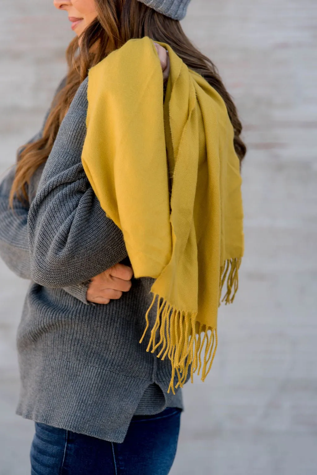 Basic Twisted Fringe Scarf