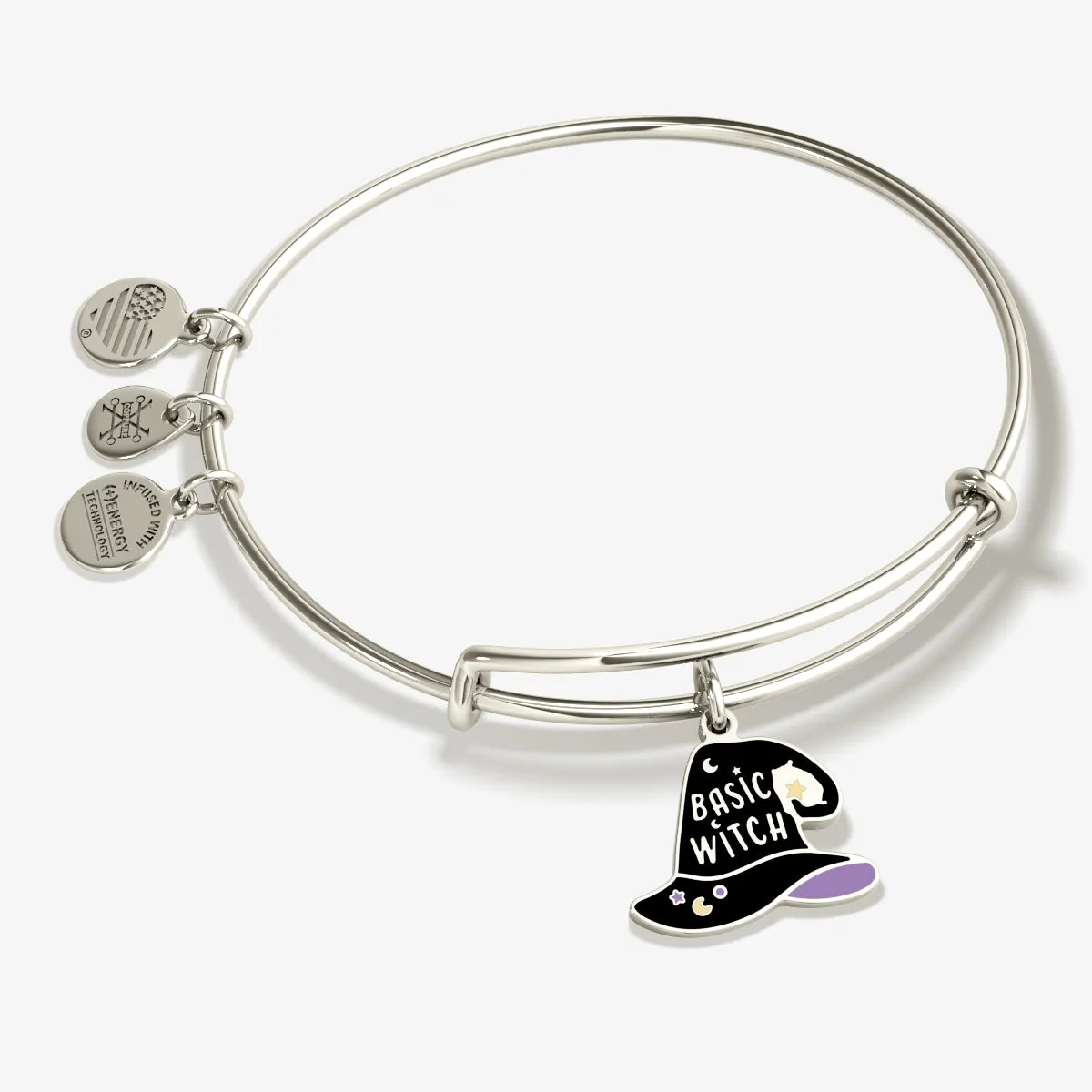 'Basic Witch' Charm Bangle Bracelet