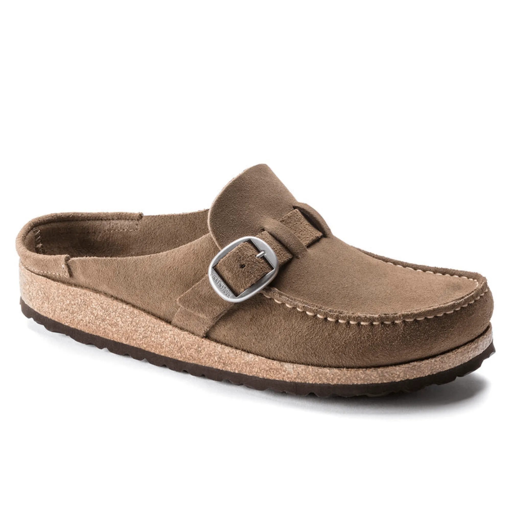 Birkenstock Buckley Gray Taupe Suede Narrow