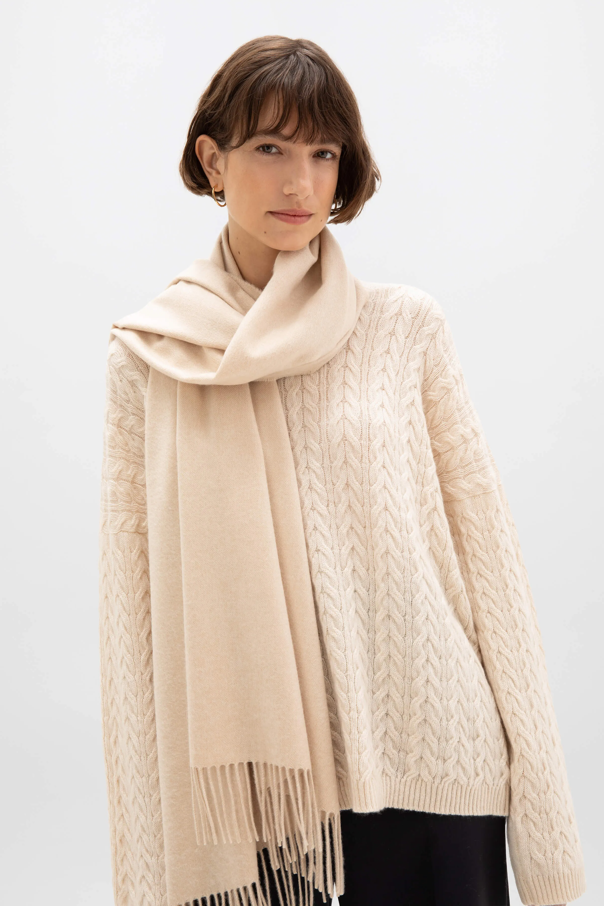 Blonde Cashmere Stole