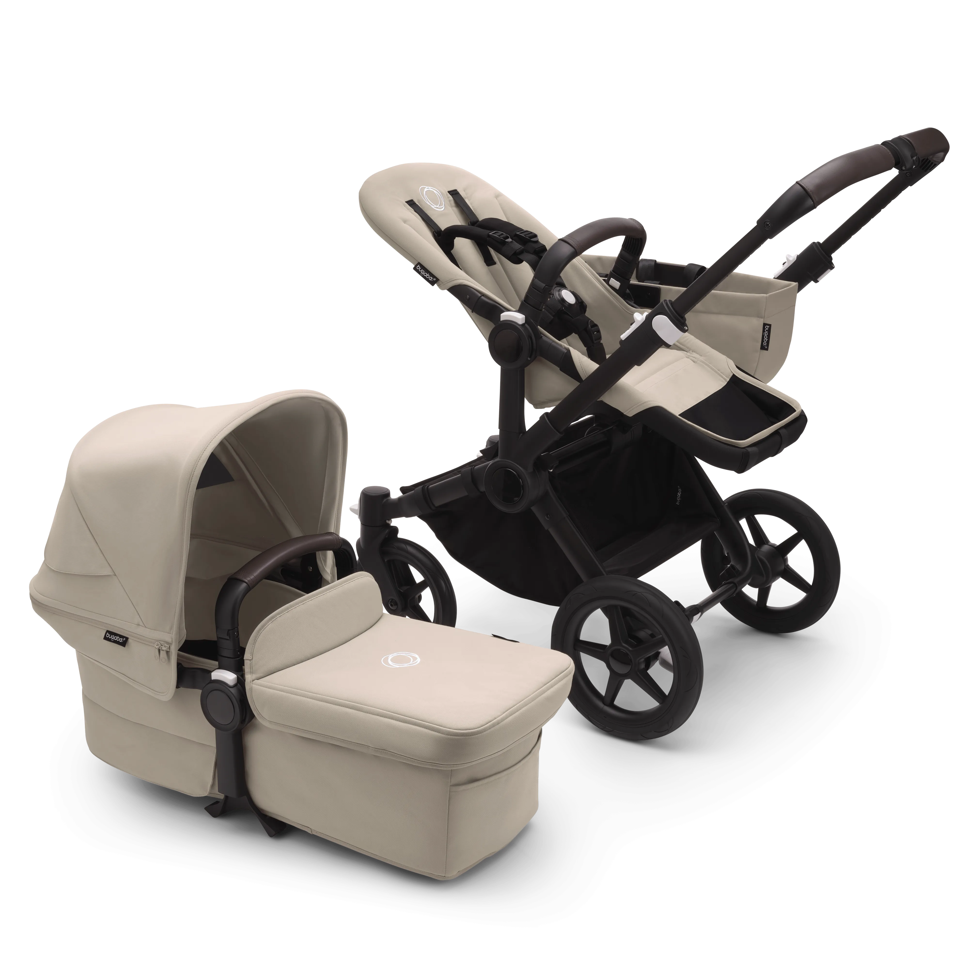 Bugaboo Donkey 5 Twin - Black/Desert Taupe/Desert Taupe