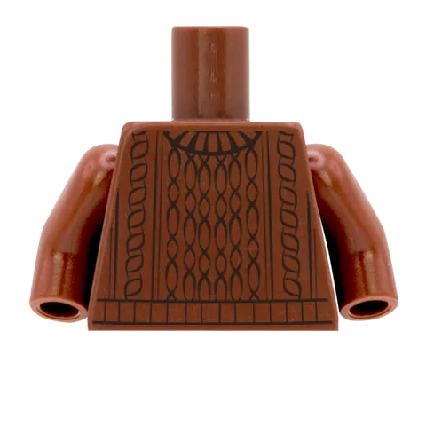 Cable Knit Jumper - Custom Design Minifigure Torso