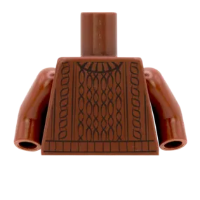 Cable Knit Jumper - Custom Design Minifigure Torso