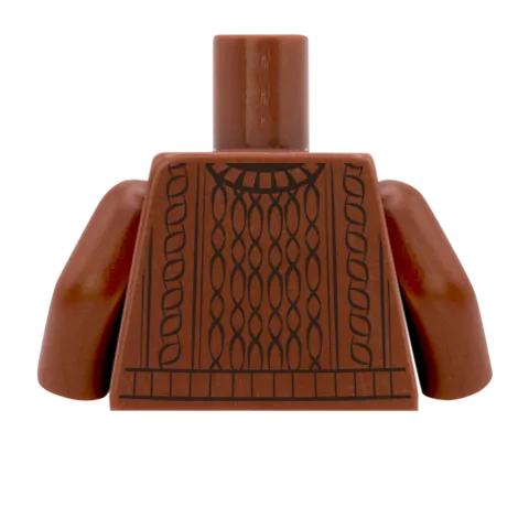 Cable Knit Jumper - Custom Design Minifigure Torso