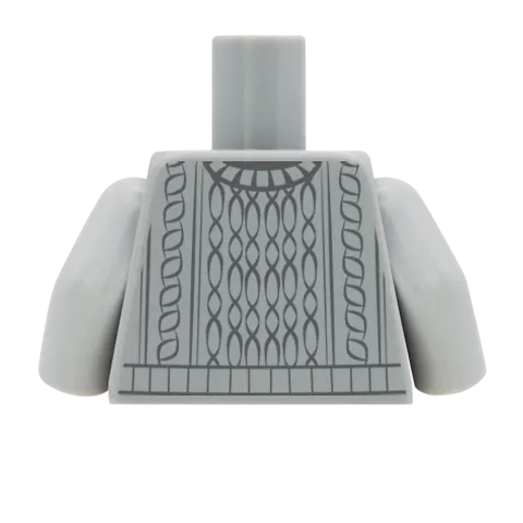 Cable Knit Jumper - Custom Design Minifigure Torso