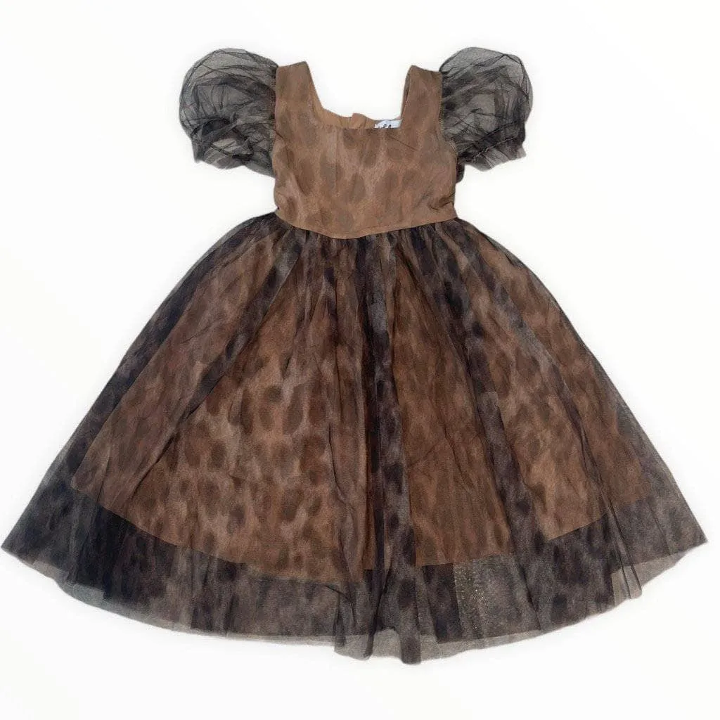 Cheetah Tulle Dress