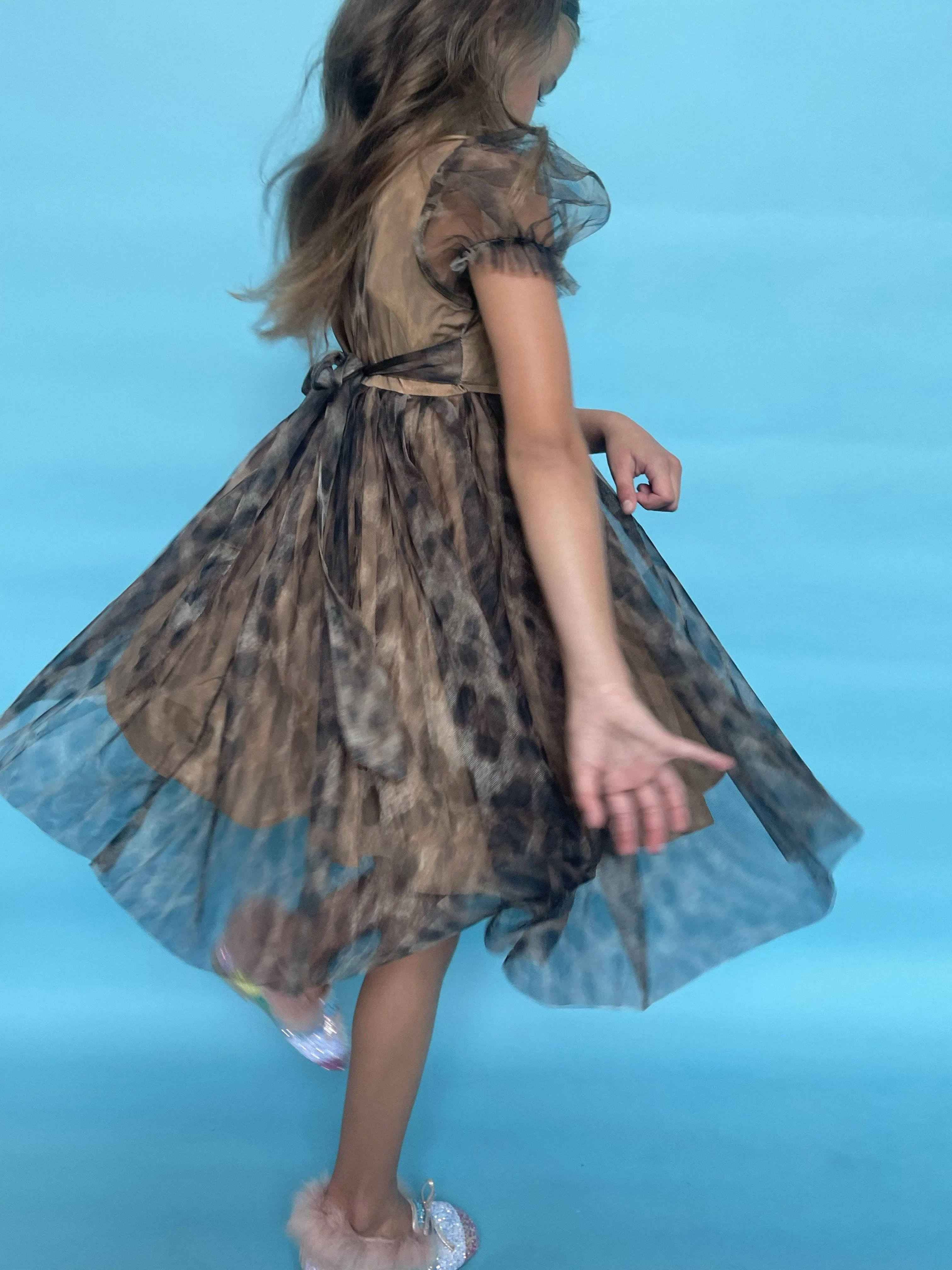 Cheetah Tulle Dress