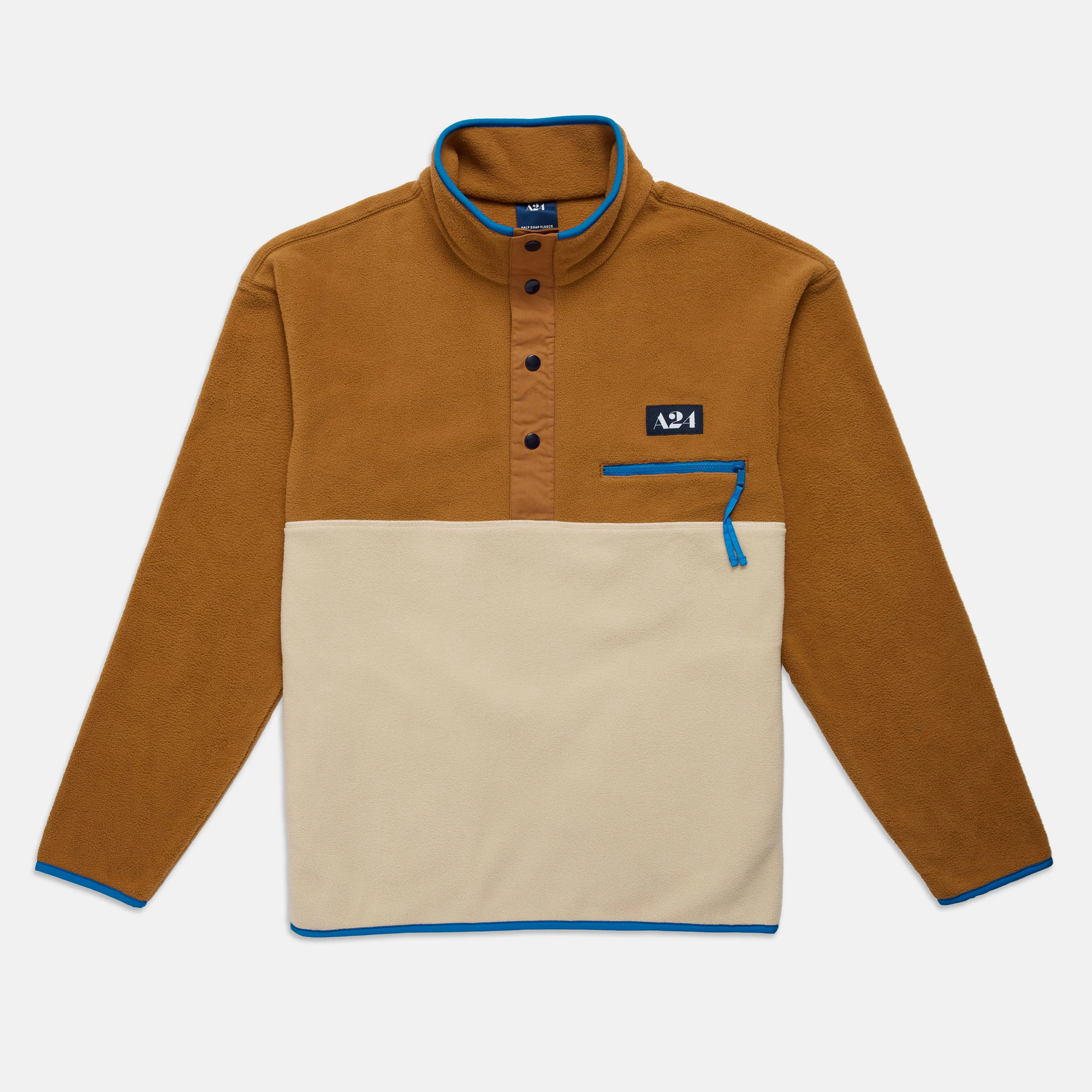 Copper Half Snap Fleece