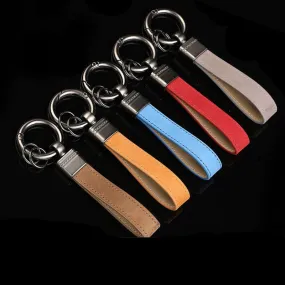 Customized leather car key chain