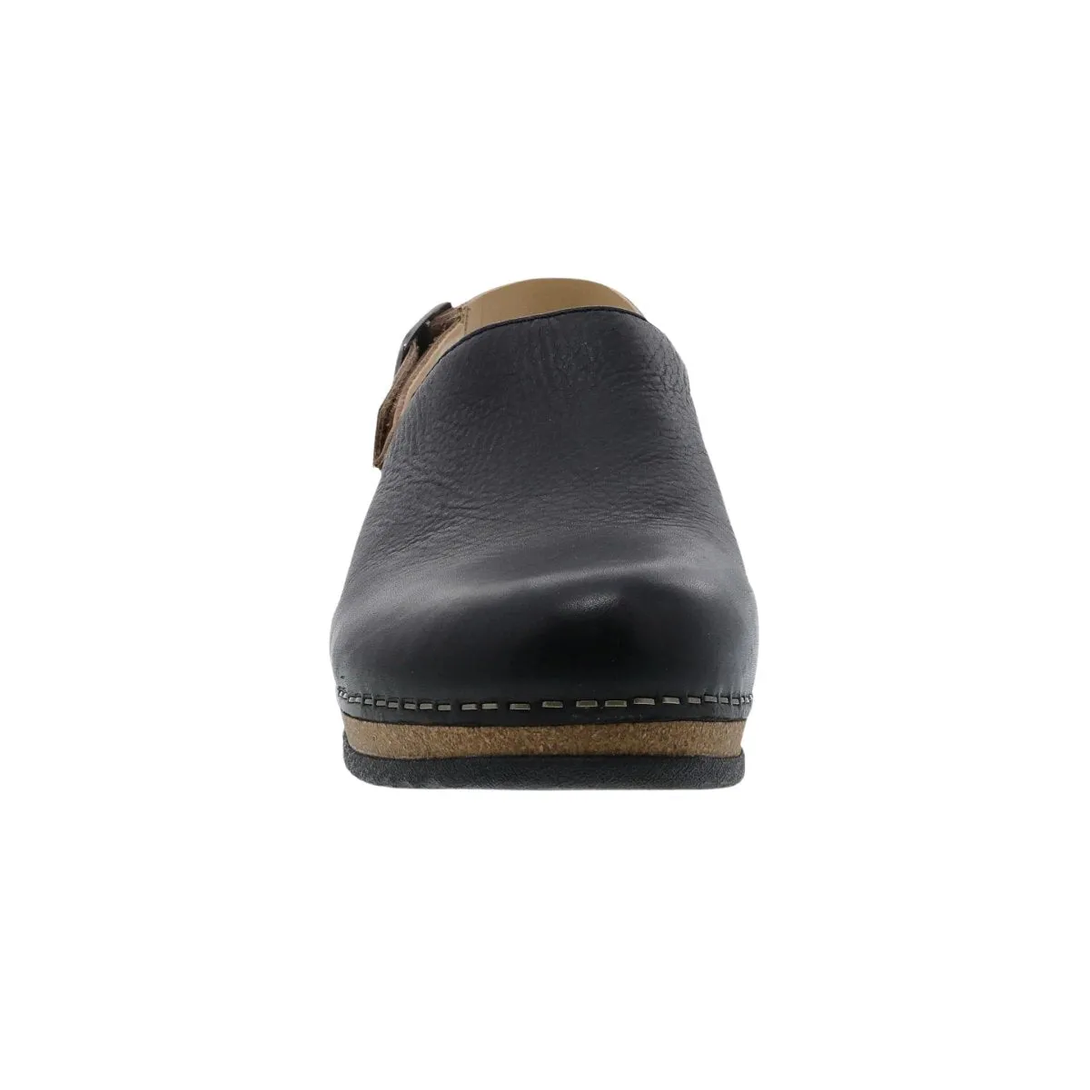 Dansko Women's Merrin Black Waxy Milled Mule