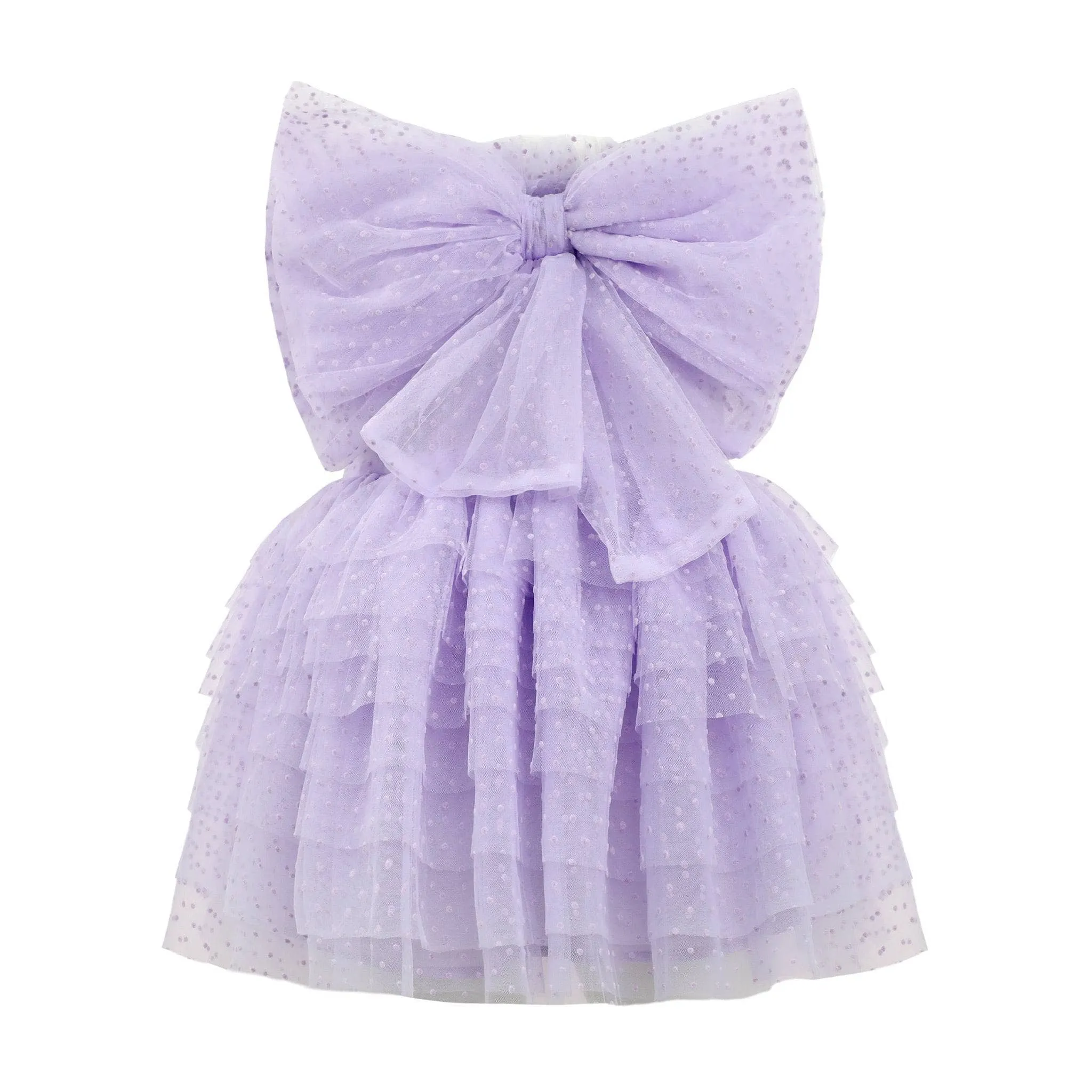 Dream Bow Mini Tulle Dress