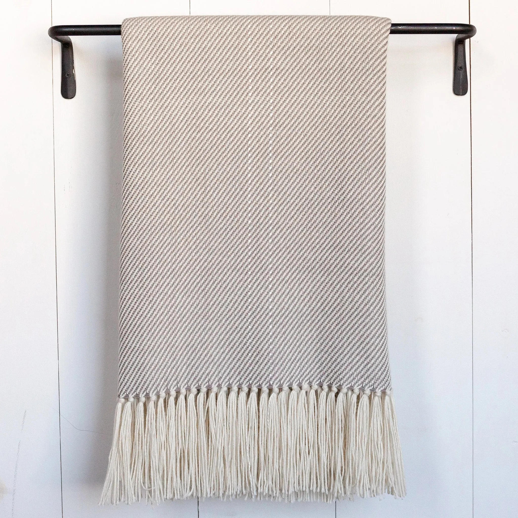 Driftwood Handwoven Alpaca Throw