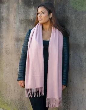 Dusky Pink Blanket Scarf