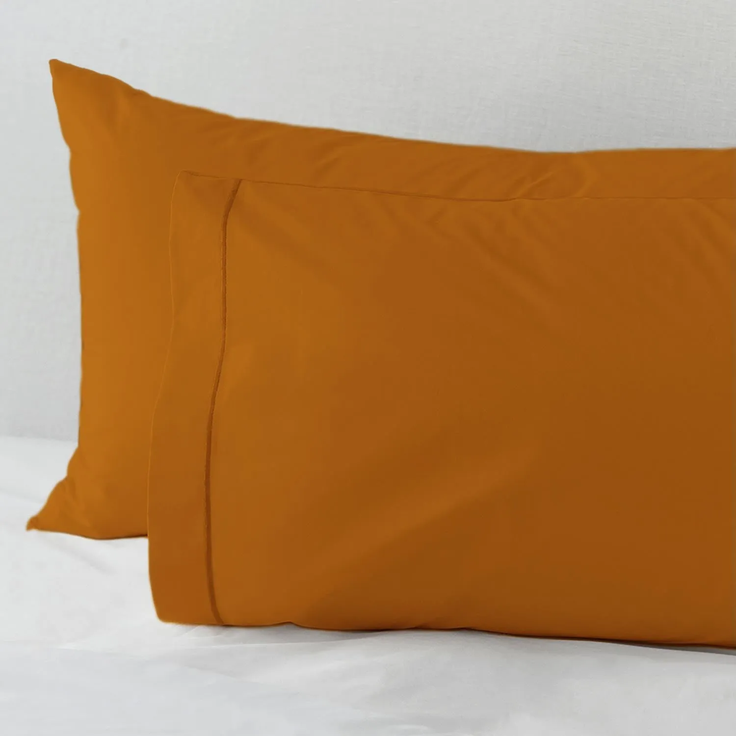 Egyptian Cotton Pillowcases Rust