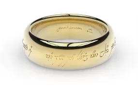 Elvish Love Ring Yellow Gold