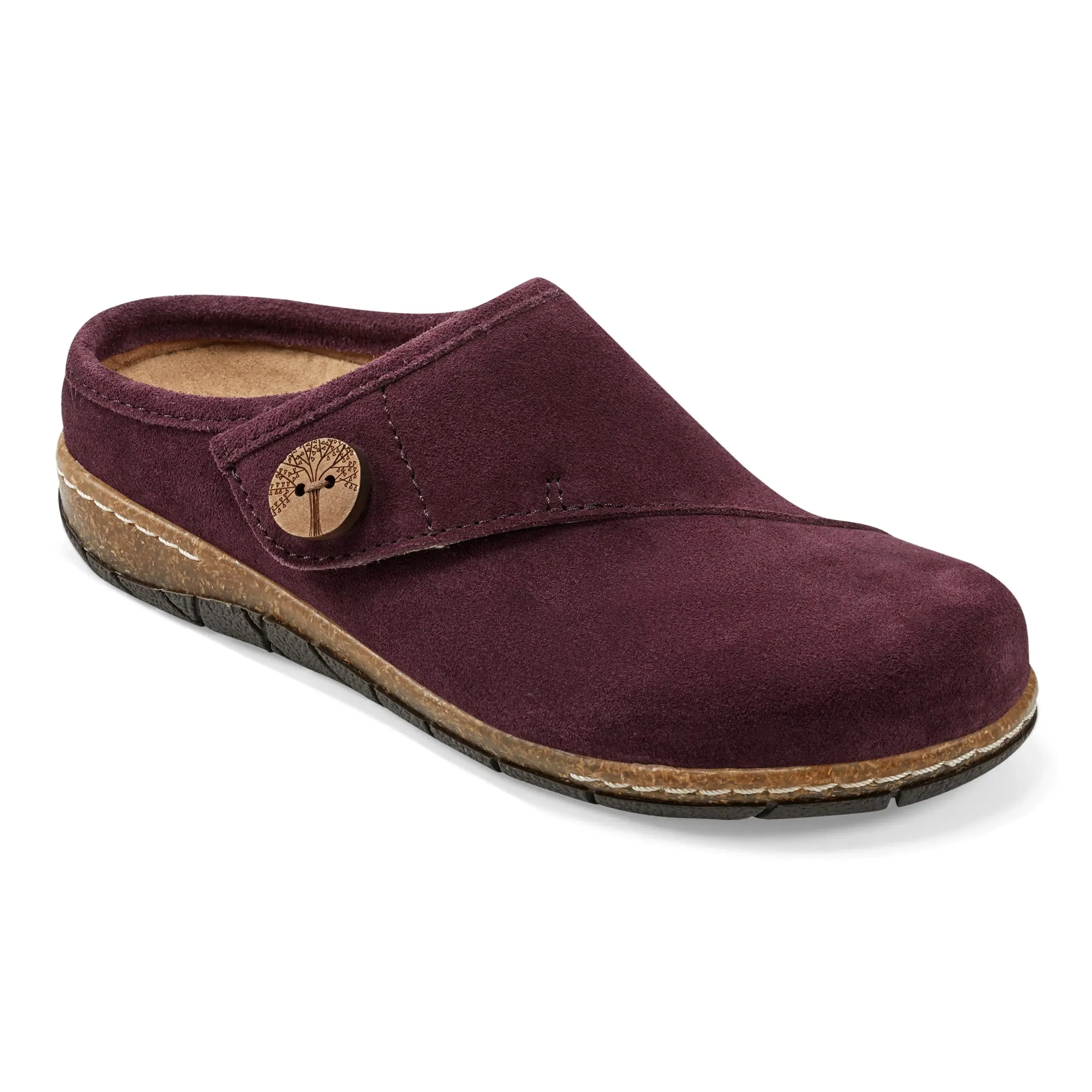 Ezra Round Toe Casual Slip-on Flat Clogs