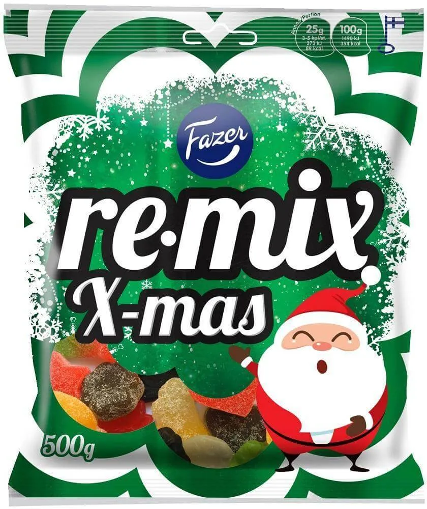 Fazer Remix X-mas 500g