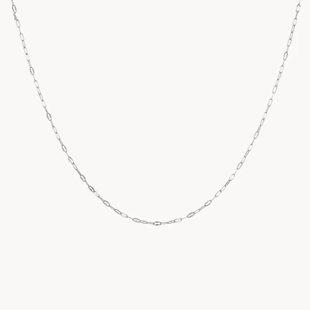 Fine Mirror Chain in Silver