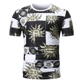 Greek Sun God Printed Top