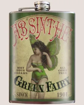 Green Fairy Absinthe Flask