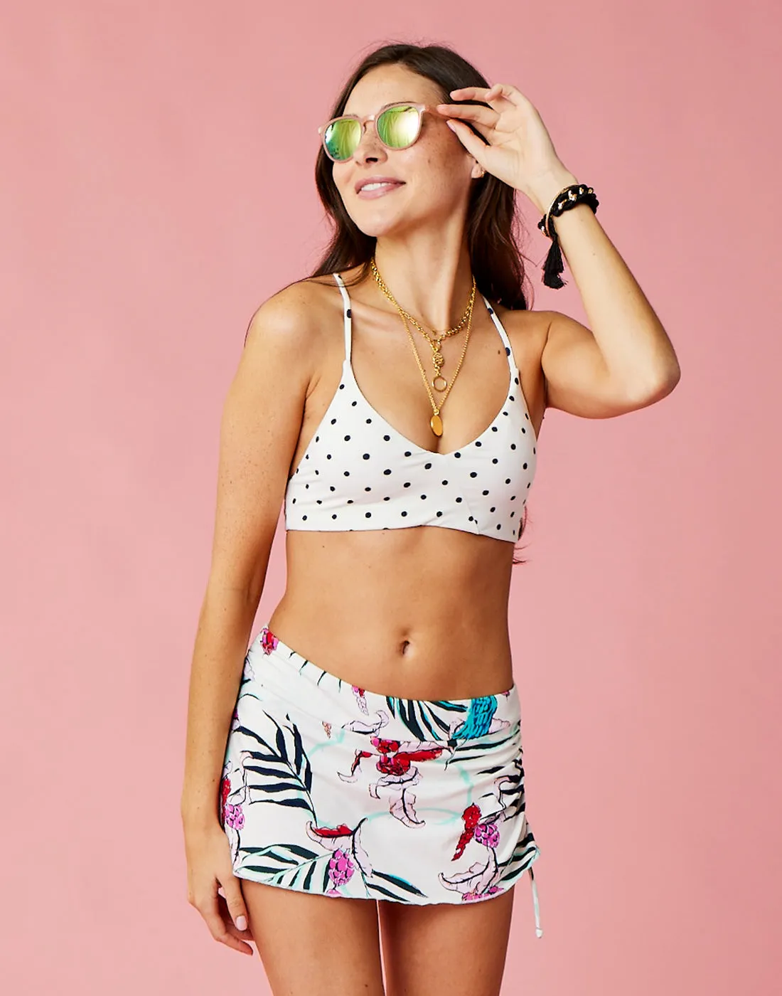 Hoku Swim Skirt: Botanical - FINAL SALE