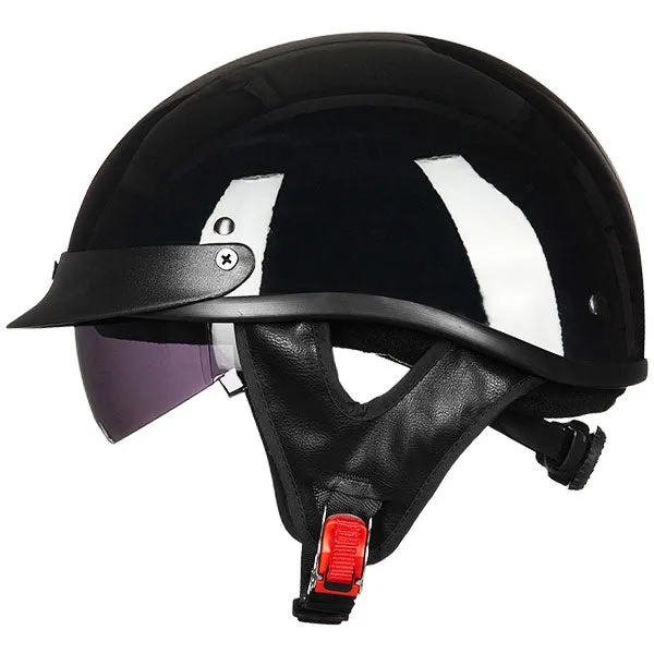 ILM Motorcycle Open Face Half Helmet Model 205V