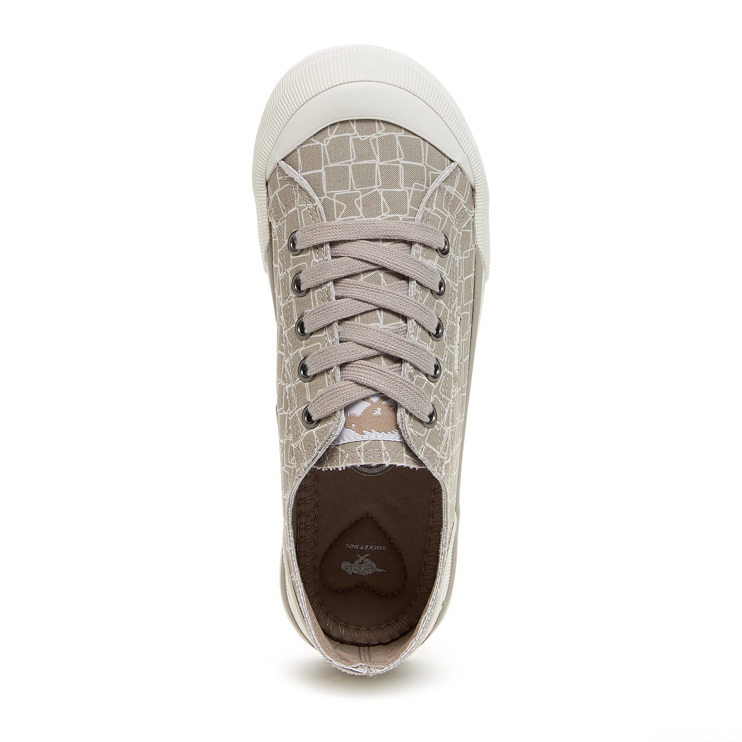 Jazzin Taupe Geometric Sneaker