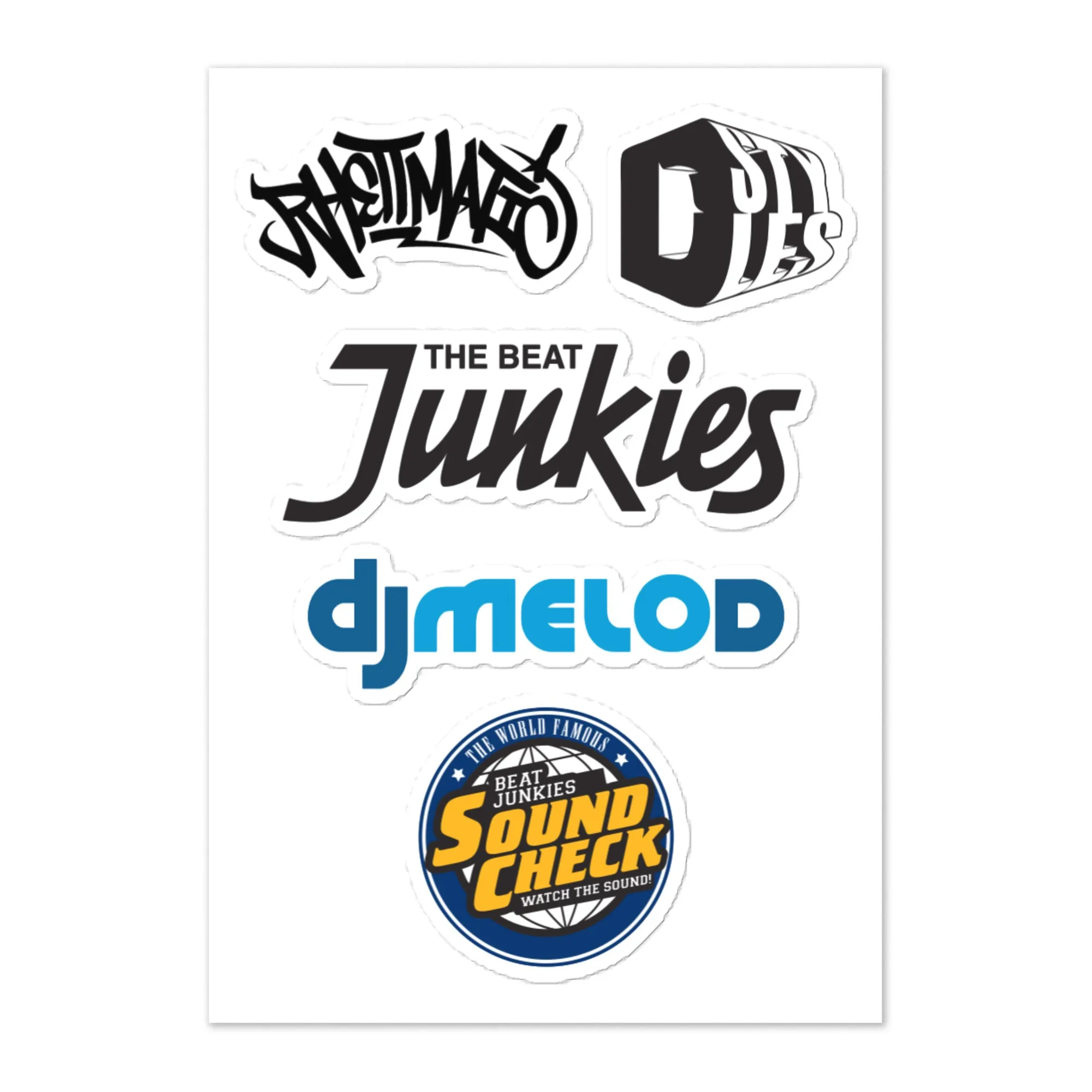 Junkies #5 Sticker sheet