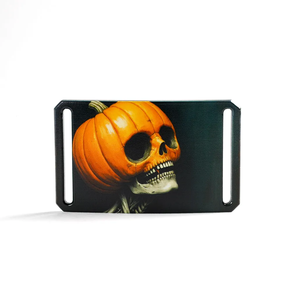 Lights Out Halloween Buckle