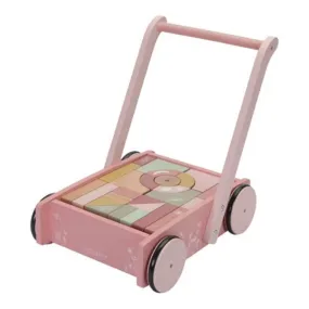 Little Dutch Baby Walker Block Trolley - Wild Flowers