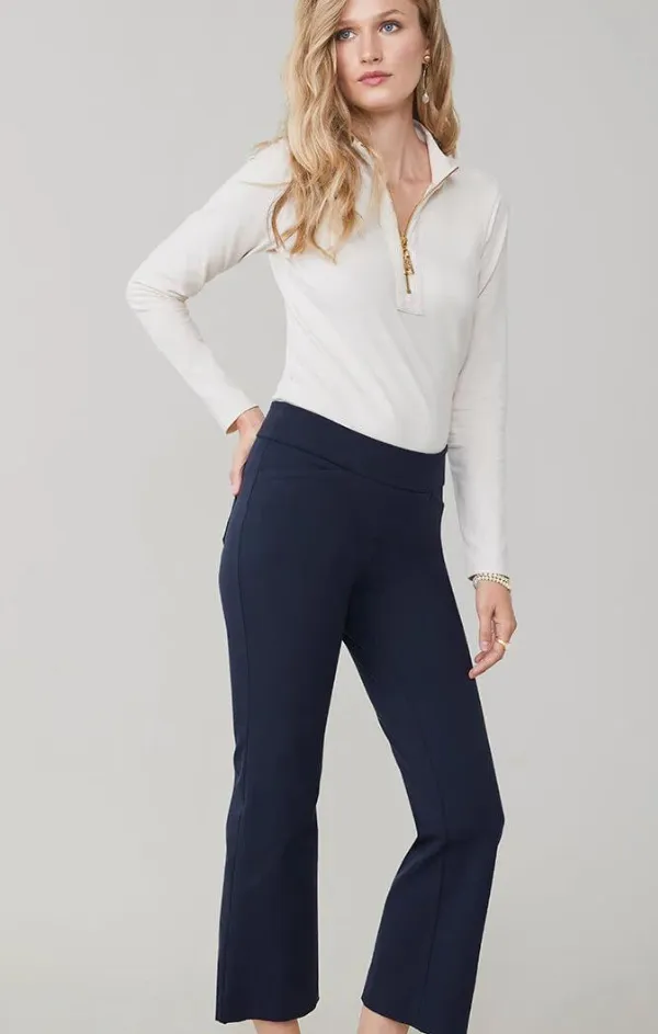 Maren Kick Flare Pant In Slate Blue