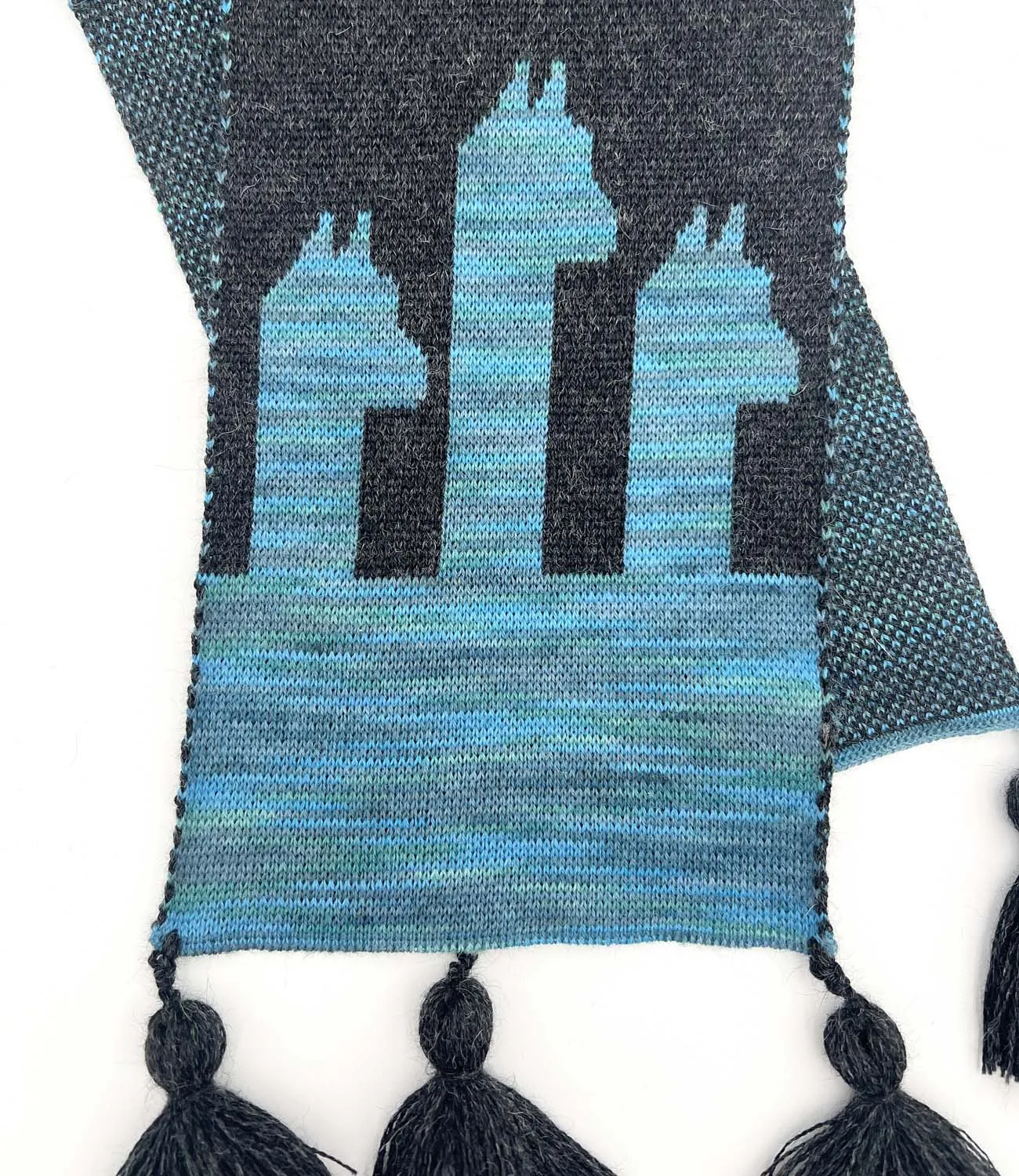 NEW! Kid's Alpaca Scarves - Pacas - Aqua Paca