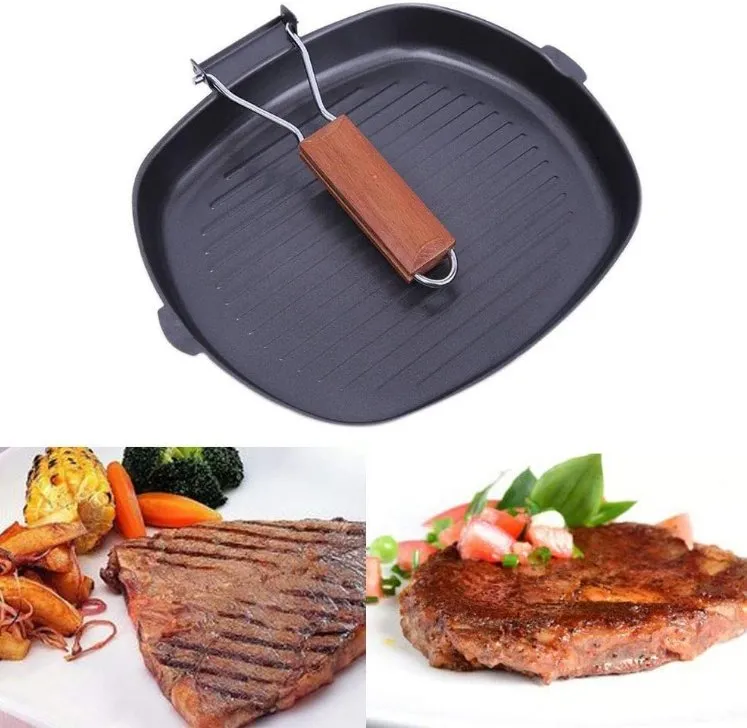 Non-Stick Square Grill Pan - 28cm