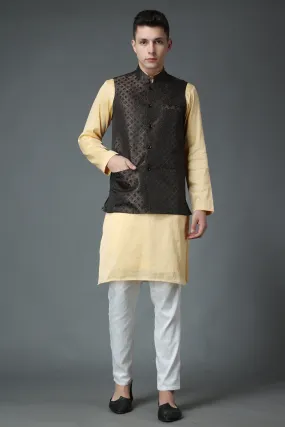 Ode to Life Jacket Kurta Set