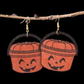 Old School Pumpkin Earrings - Fun Halloween Pumpkin Jewelry, Happy Meal Inspired!