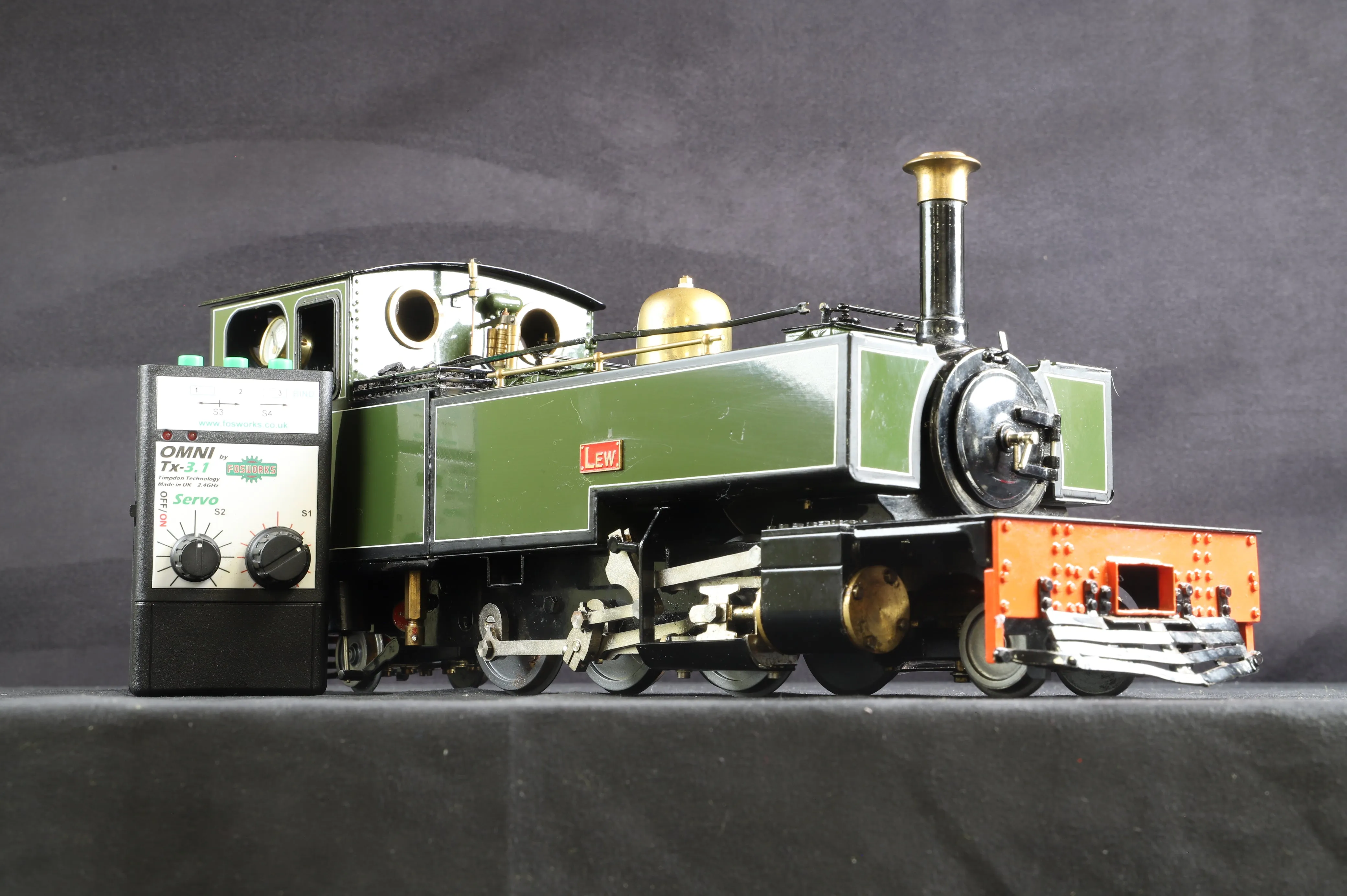 Pearse Live Steam 16mm (45mm Gauge) 'Lew' 2-6-2T '2042', with Radio Control