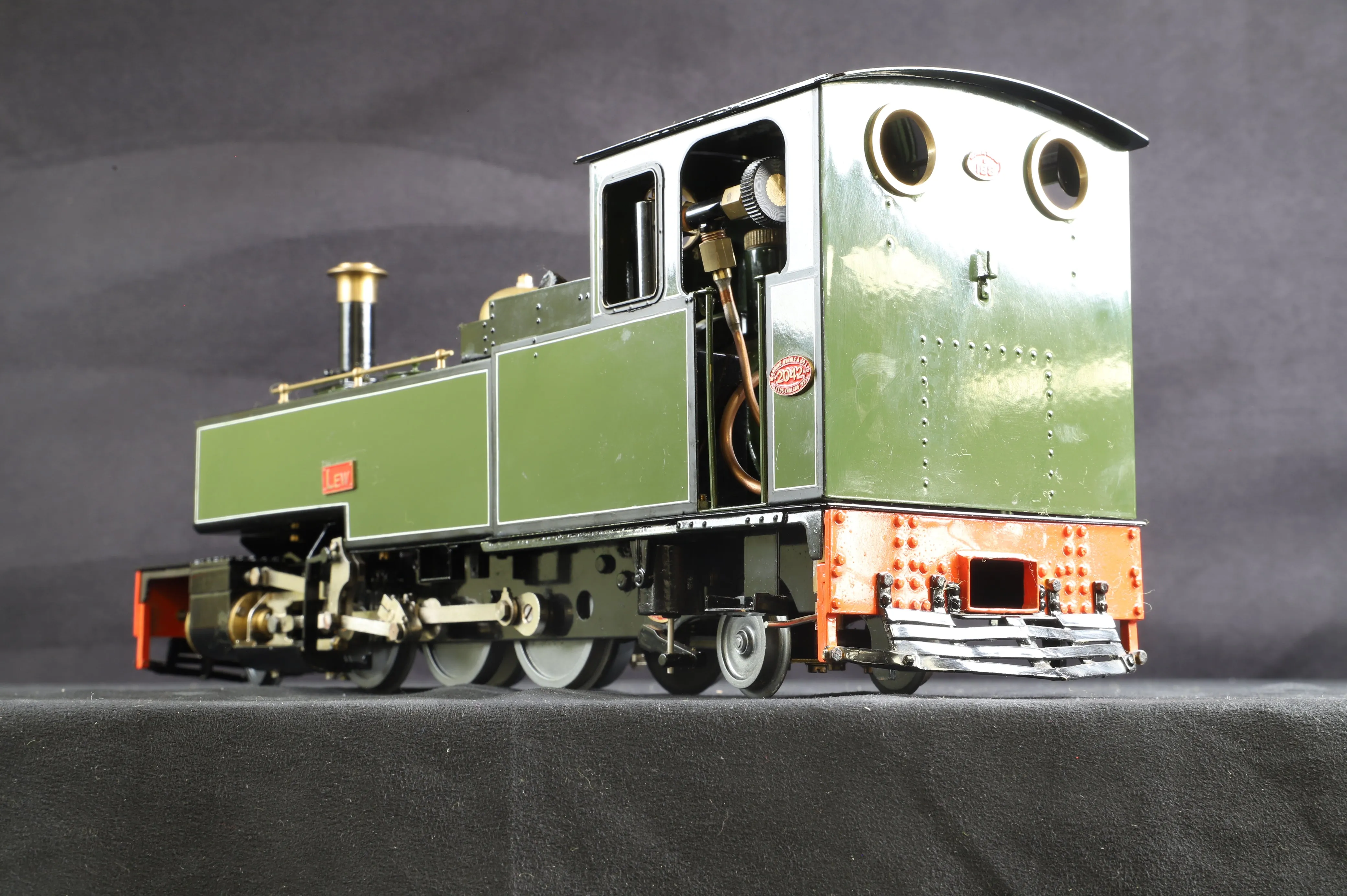 Pearse Live Steam 16mm (45mm Gauge) 'Lew' 2-6-2T '2042', with Radio Control