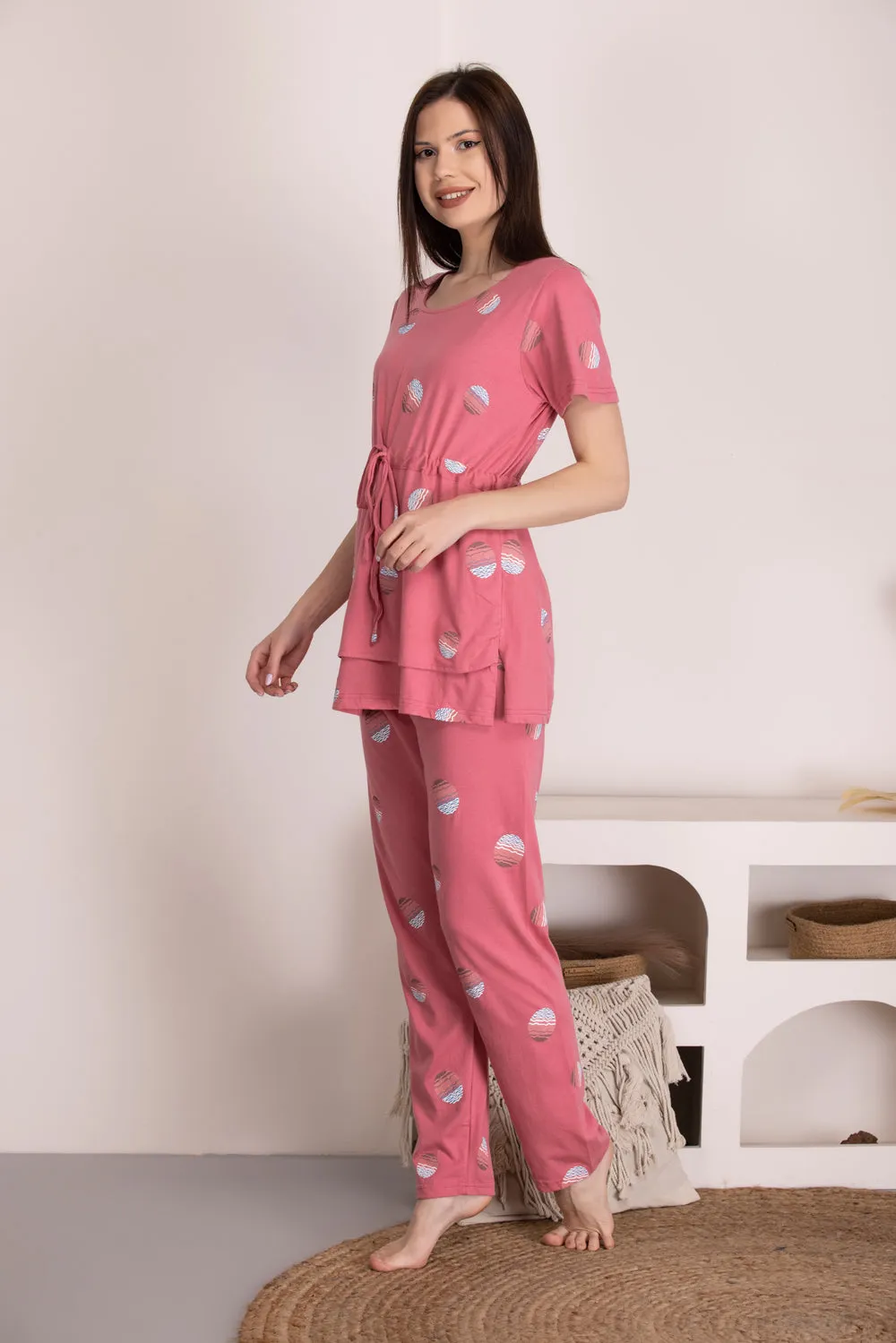 Printed  Night suit