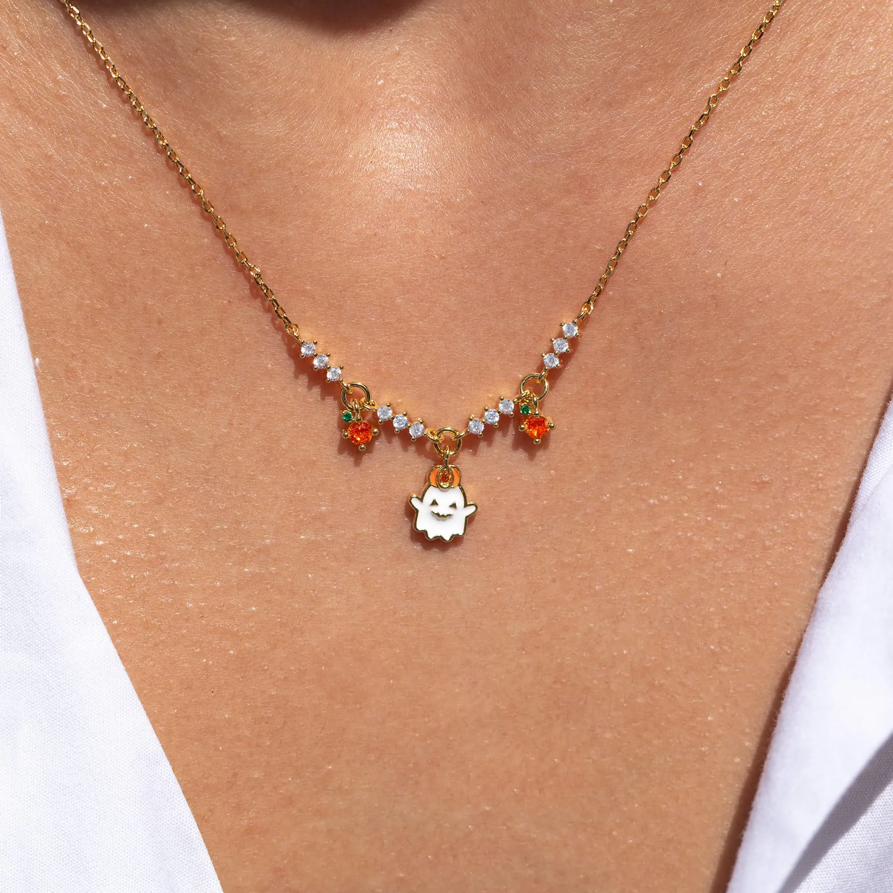 Pumpkin Boo Necklace