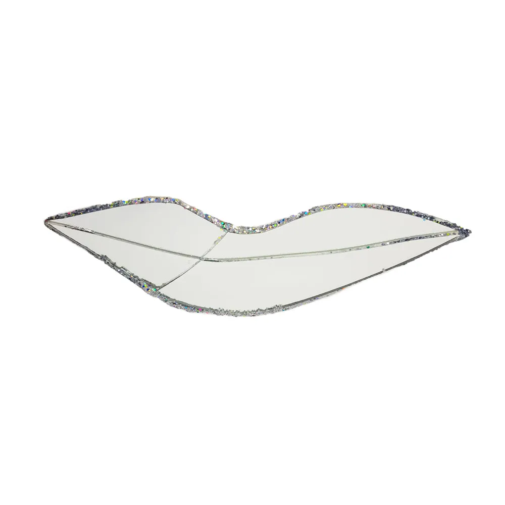 SILVER LIPS BROOCH - SILVER SMILE