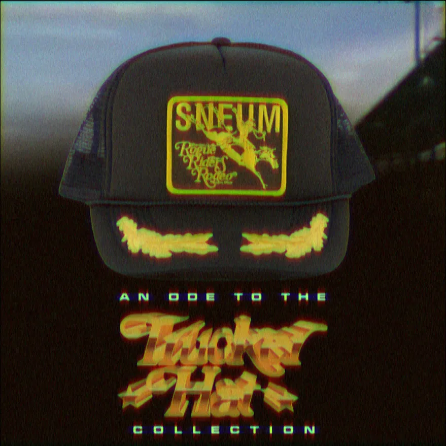 Sneum, Trucker Cap, Black/ Gold