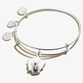 Spider Charm Bangle