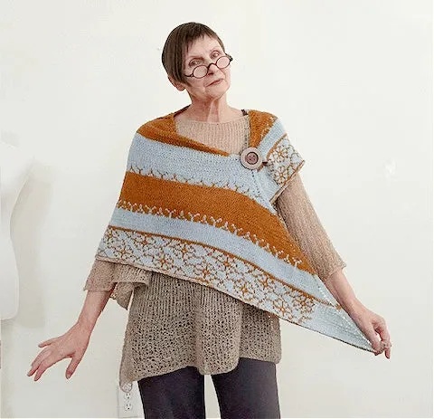 Teko shawl, pattern