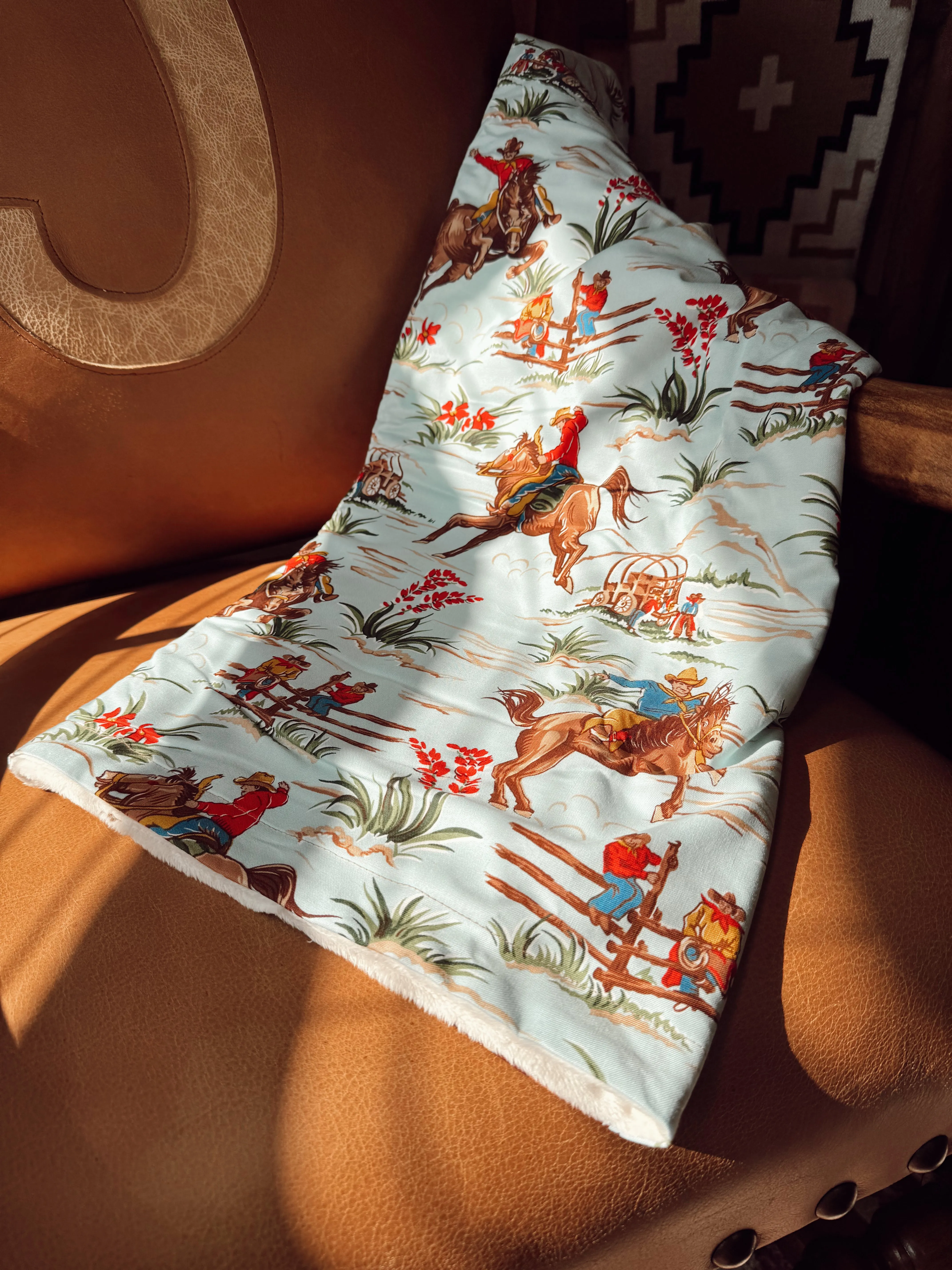 The Cowboy Way Baby Blanket