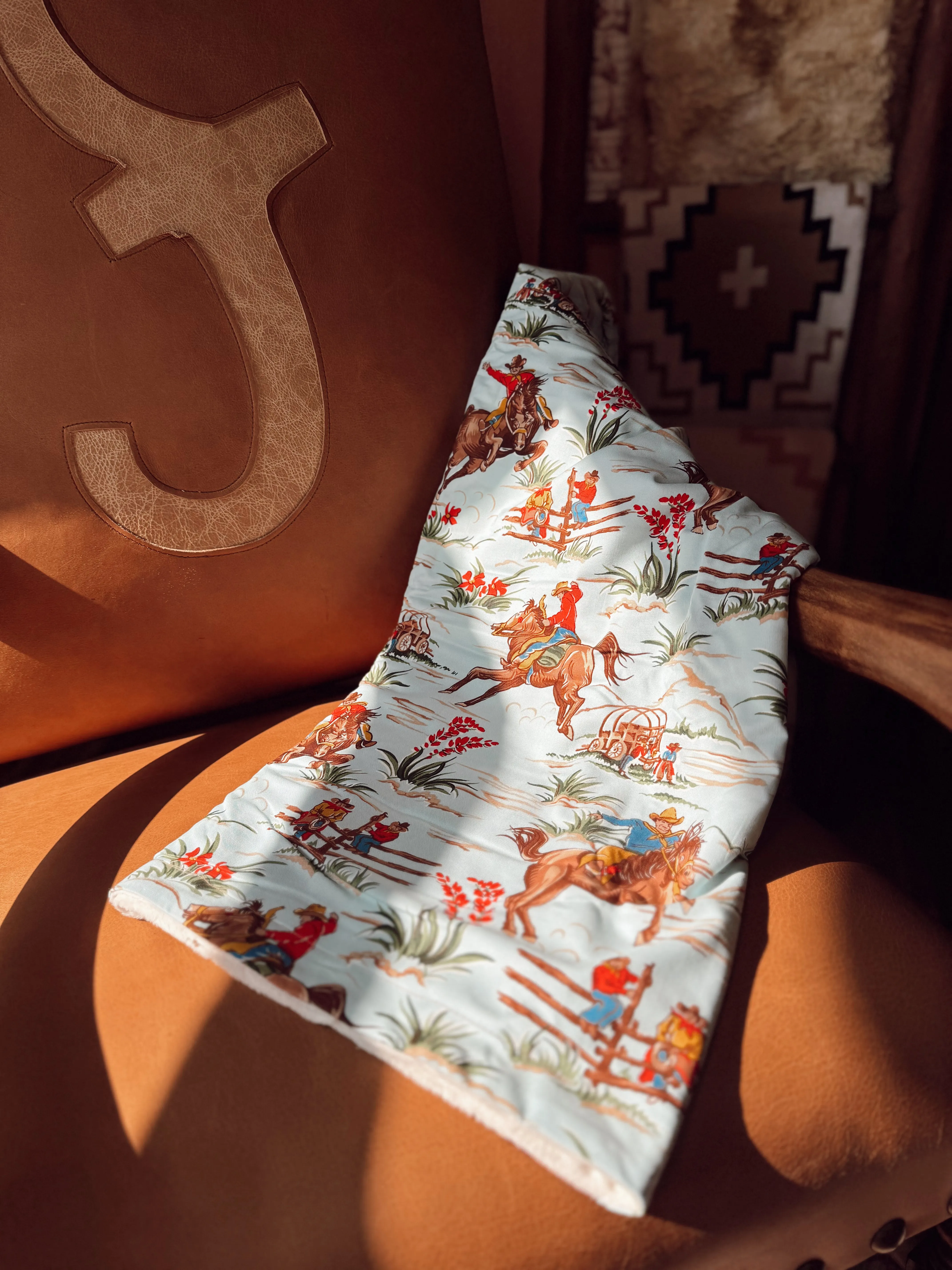 The Cowboy Way Baby Blanket